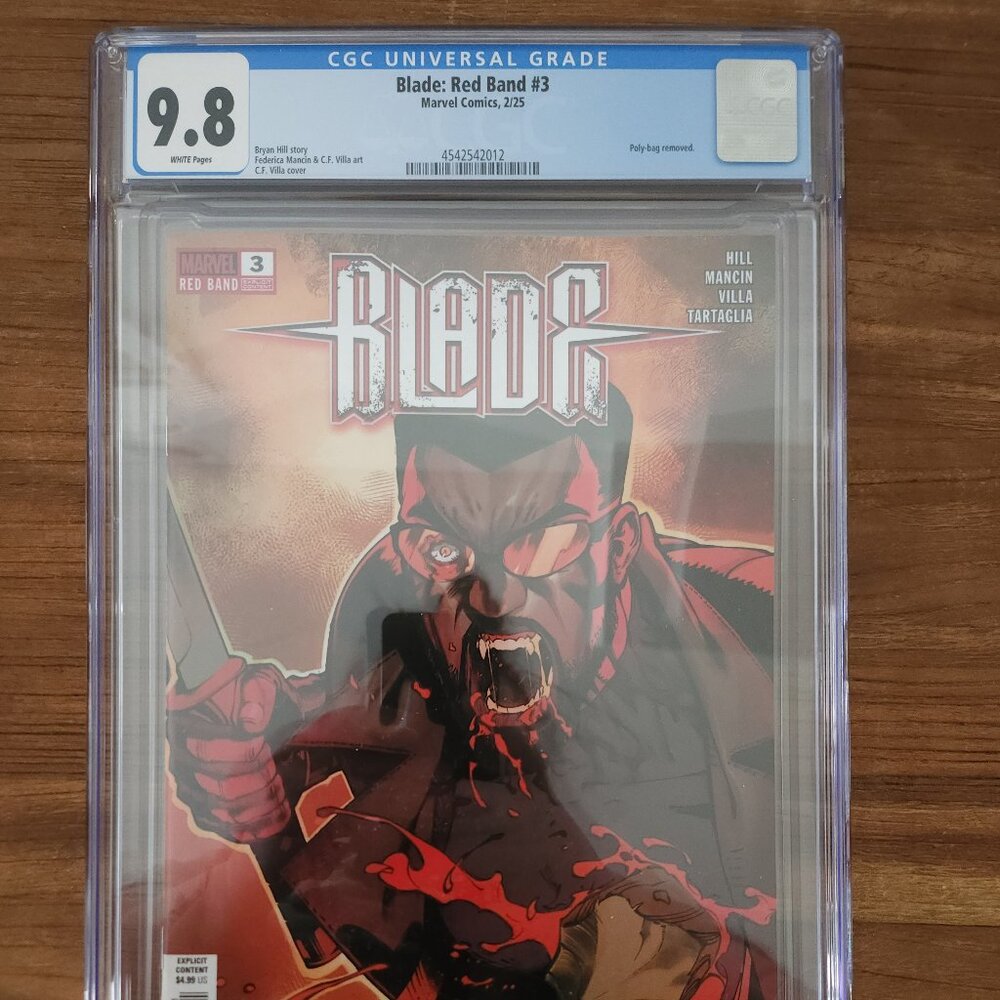 CGC Blue Label 9.8 Blade Red Band #3